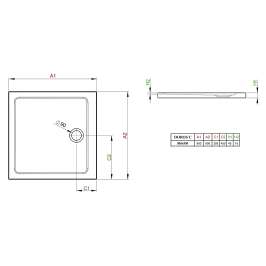 Душевой поддон Radaway Doros C900